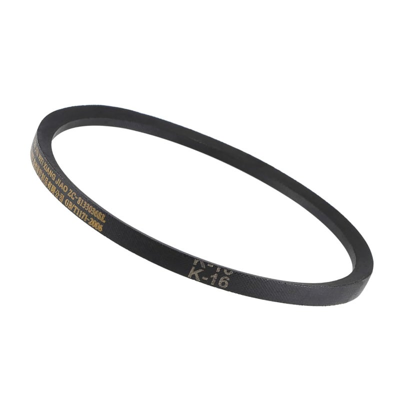 Kozelo K-16 Power Drive V-Belt - [16 Inch Pitch Girth] Fan Rubber Wrapped Industrial Belt for Transmission Use, 8mm Width, 6mm Height - Image 1
